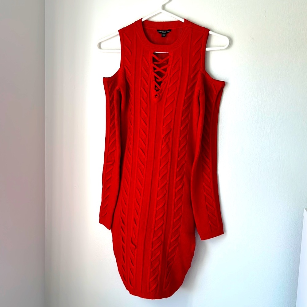 Guess dress, color red , size small.